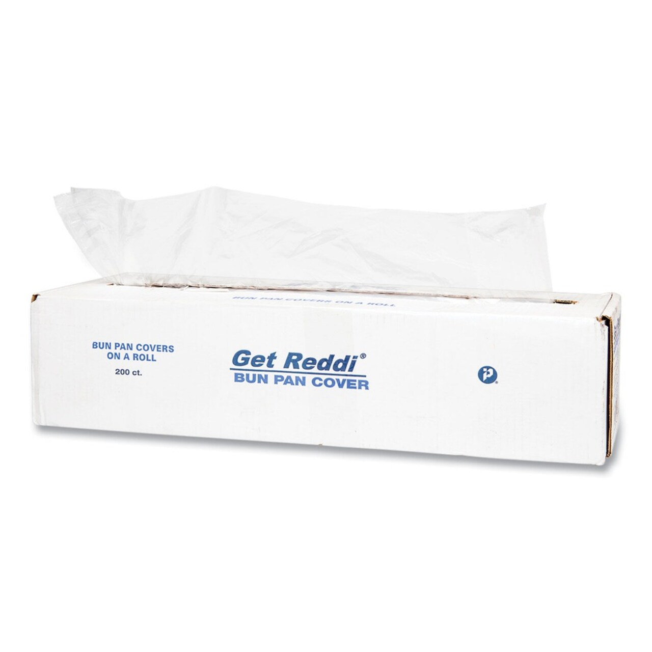 Inteplast Group 21 in. x 35 in. 19 Micron Poly Plastic Bun Pan Cover Lid - Clear (200/Carton)